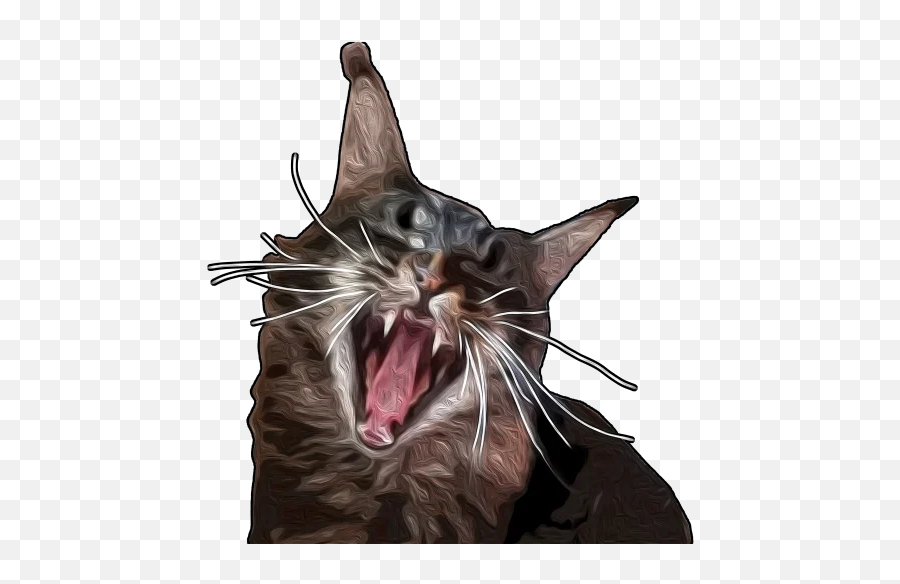 Telegram Sticker From Pussy 69 Vol 1 By Thesquid Pack Emoji,Grey Emoji Yelling