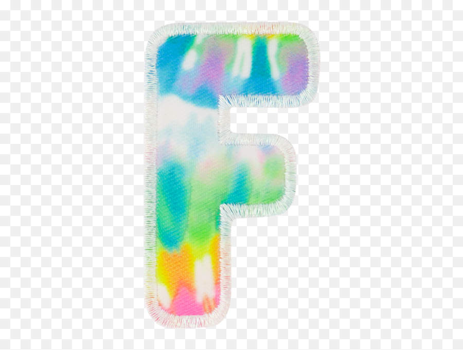 Tie Dye Letter Patches - Stoney Clover Lane Emoji,Text Emoji F Symbols