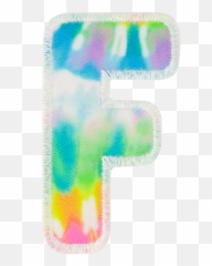 Tie Dye Letter Patches - Stoney Clover Lane Emoji,Text Emoji F Symbols
