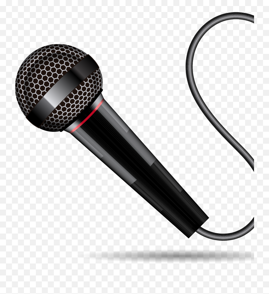 Free Microphone Transparent Download Free Clip Art Free - Microphone Cable Png Emoji,Mic Emoji Png