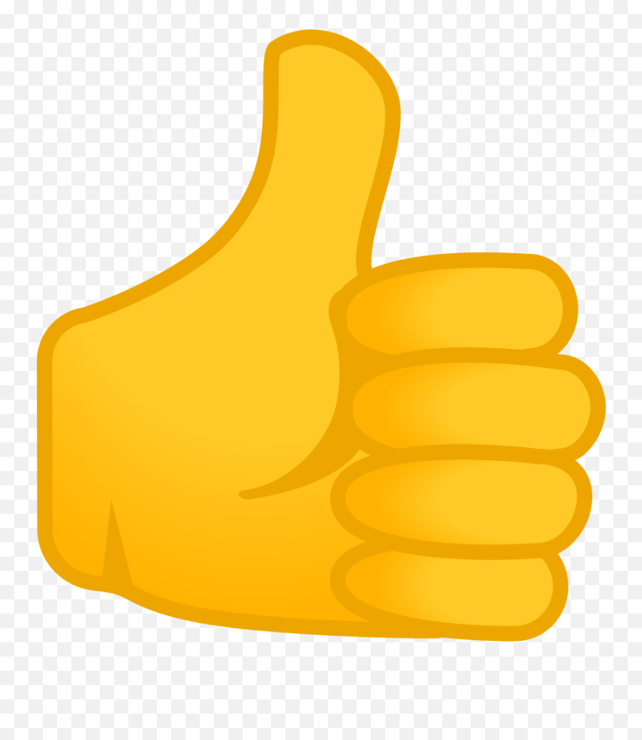 Thumbs Up Emoji Android 8 Oreo - Transparent Background Thumb Up Emoji Png,Android Emoji