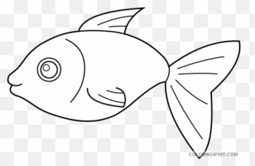 Fish Outline Coloring Pages Fish Animals Clipart1 Printable - Animals Fish Outline Emoji,Fishing Emoji Gif