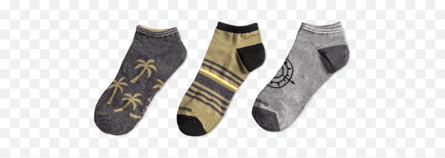 Palm Tree Compass Low Cut Socks - Unisex Emoji,Emoji Socks For Girls