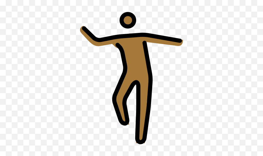 Medium - Human Skin Color Emoji,Black Man Dancing Emoji