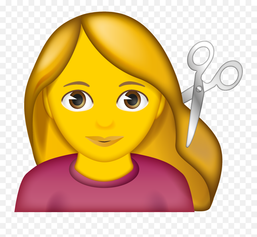 Haircut Emoji Transparent - Skushi Happy,Woman Emojis