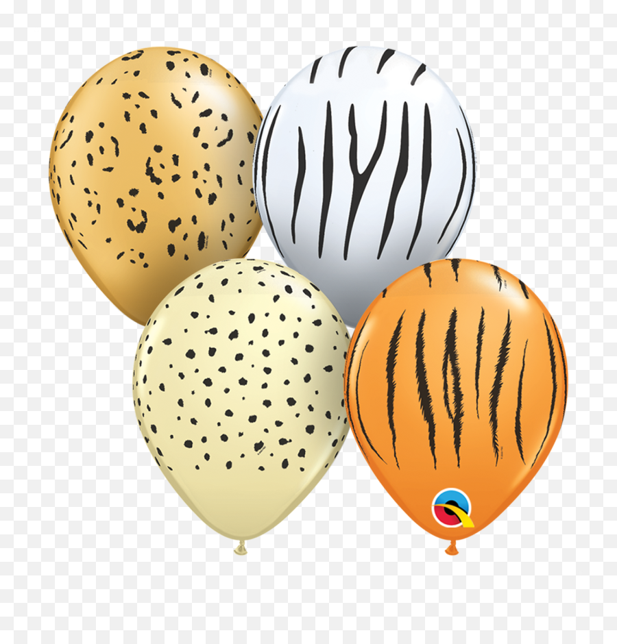 Printed Latex U2013 All American Balloons - Safari Sortido Pic Pic 10 Emoji,Diy Emoji Balloons