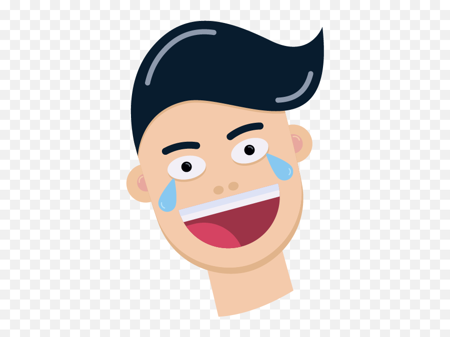 Man Face Emoji By Umut Cemre Goray - Happy,Laughing Face Emoji