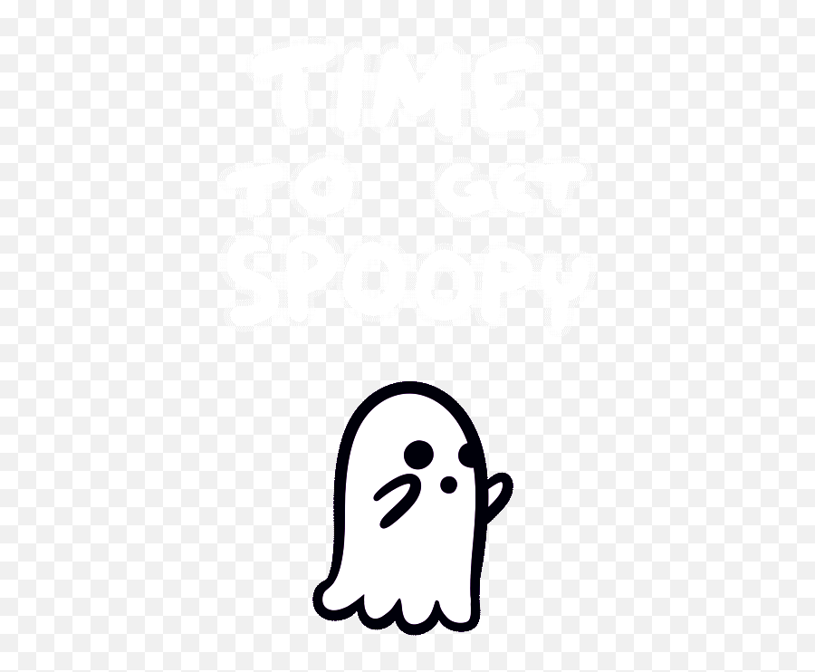Ghost Spoopy Spooky Halloween Sticker - Spoopy Halloween Background Emoji,Spoopy Emoji