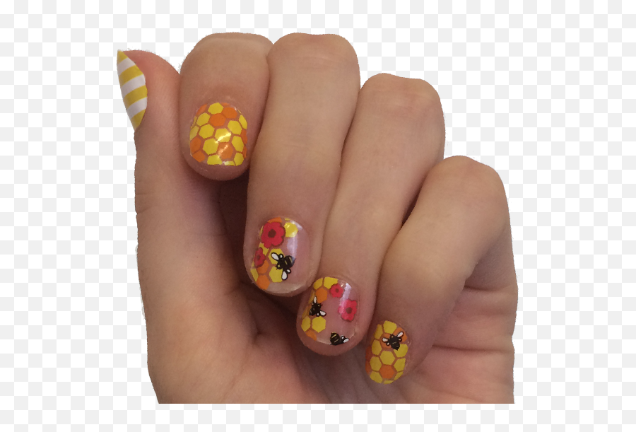 Artist Designed Nail Wraps With Nail - Gel Nails Emoji,Emoticon Nail Art