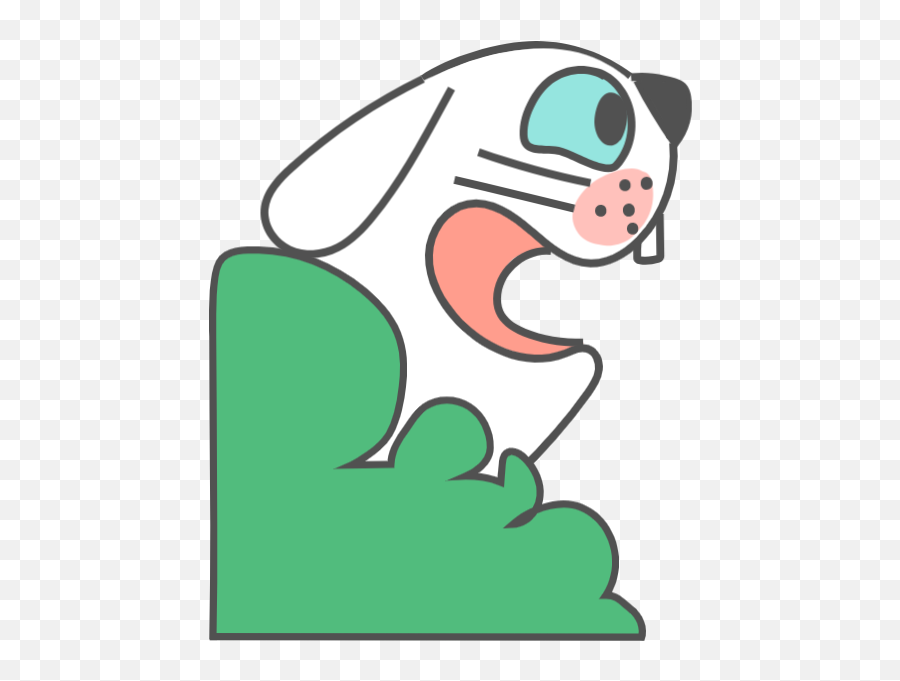 Free Online Puppy Dog Animal Emoticons - Dot Emoji,Easter Emoticons