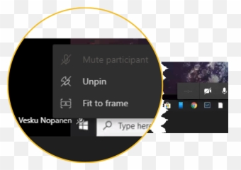 Teams Meetings Video Spotlight Pin A Meeting Participant - Pin Spotlight In Teams Emoji,Pin And Man Emoji