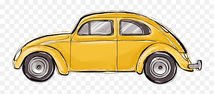 Yellowcab Yellowcar Taxi Cab Sticker By Stacey4790 - Volkswagen Beetle Emoji,Yellow Car Emoji