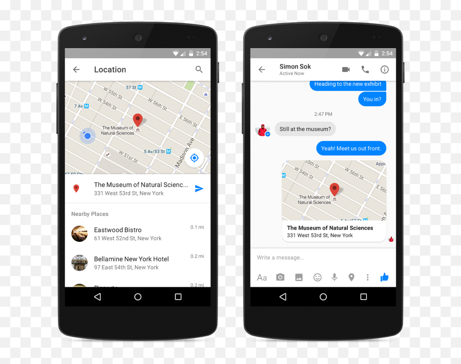 You Can Now Send Locations With Facebook Messenger - Facebook Messenger Location Sharing Emoji,Facebook Messenger Change Emoji