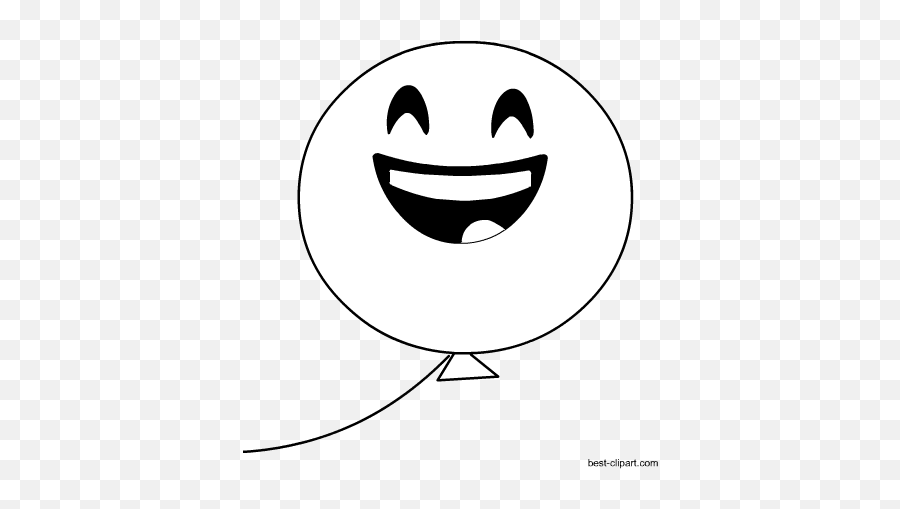 Free Balloon Clip Art Images Color And - Happy Emoji,Black Balloon Emoji