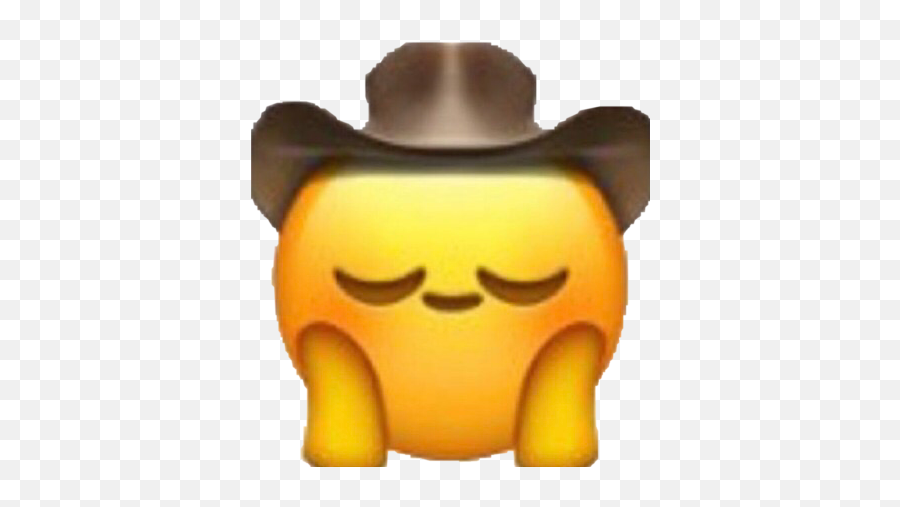Cowboy Emoji Love Yeehaw Sticker - Reaction Pics Emojis,Loving Emoji
