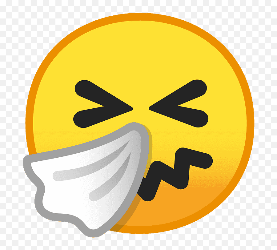 Sneezing Face Emoji Clipart Free Download Transparent Png - Nose Blowing Emoji,Hot Face Emoji