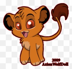 Simba The Lion King - Lion King Simba Chibi Emoji,Lion King Emotions