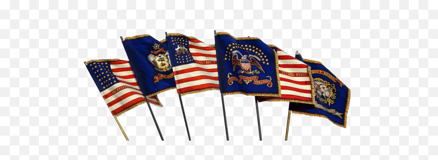Civil War Battle Flags Of The Union Army - About Flag American Civil War Transparent Emoji,Emoji Wars American Flag