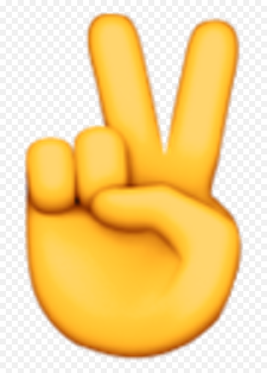 Thumb Clipart Emoji Picture - Emoji 2 Fingers Up,Thumb Emoji