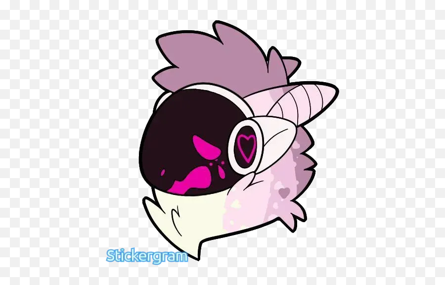 Procyon 2 Whatsapp Stickers - Stickers Cloud Pink Protogen Emoji,Emoticon Grosero