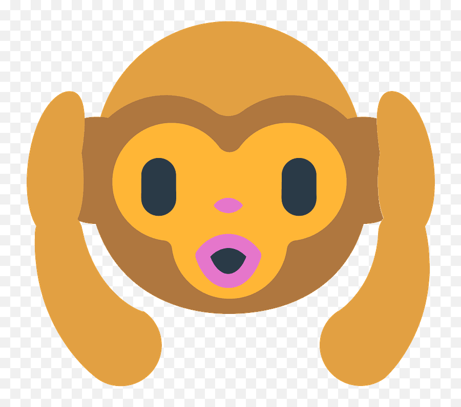 See - Mozilla Hear No Evil Monkey Emoji,Speak No Evil Monkey Emoji