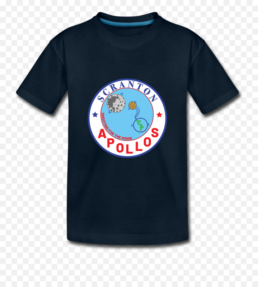 Scranton Apollos T - Shirt Youth Deep Navy Youth Xs Cunpleaños Para Niñas De 10 Años De Panda Emoji,Emoticon For Ton