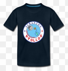 Scranton Apollos T - Shirt Youth Deep Navy Youth Xs Cunpleaños Para Niñas De 10 Años De Panda Emoji,Emoticon For Ton