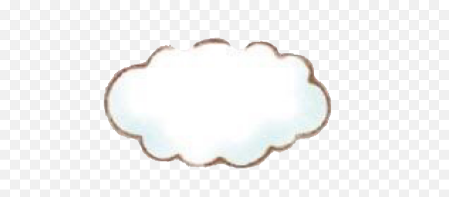 Cloud White Soft Messy Emojis Sticker By - Language,Cloud Emojis