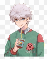 Killua Zoldyck Png Transparent - Fanart Zoldyck Killua Cute Emoji,
