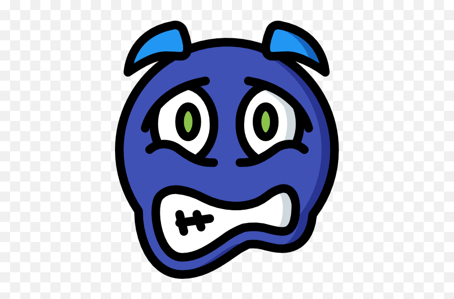 Assustada - Dot Emoji,Emoticon Cofrinho Png
