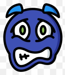 Assustada - Dot Emoji,Emoticon Cofrinho Png