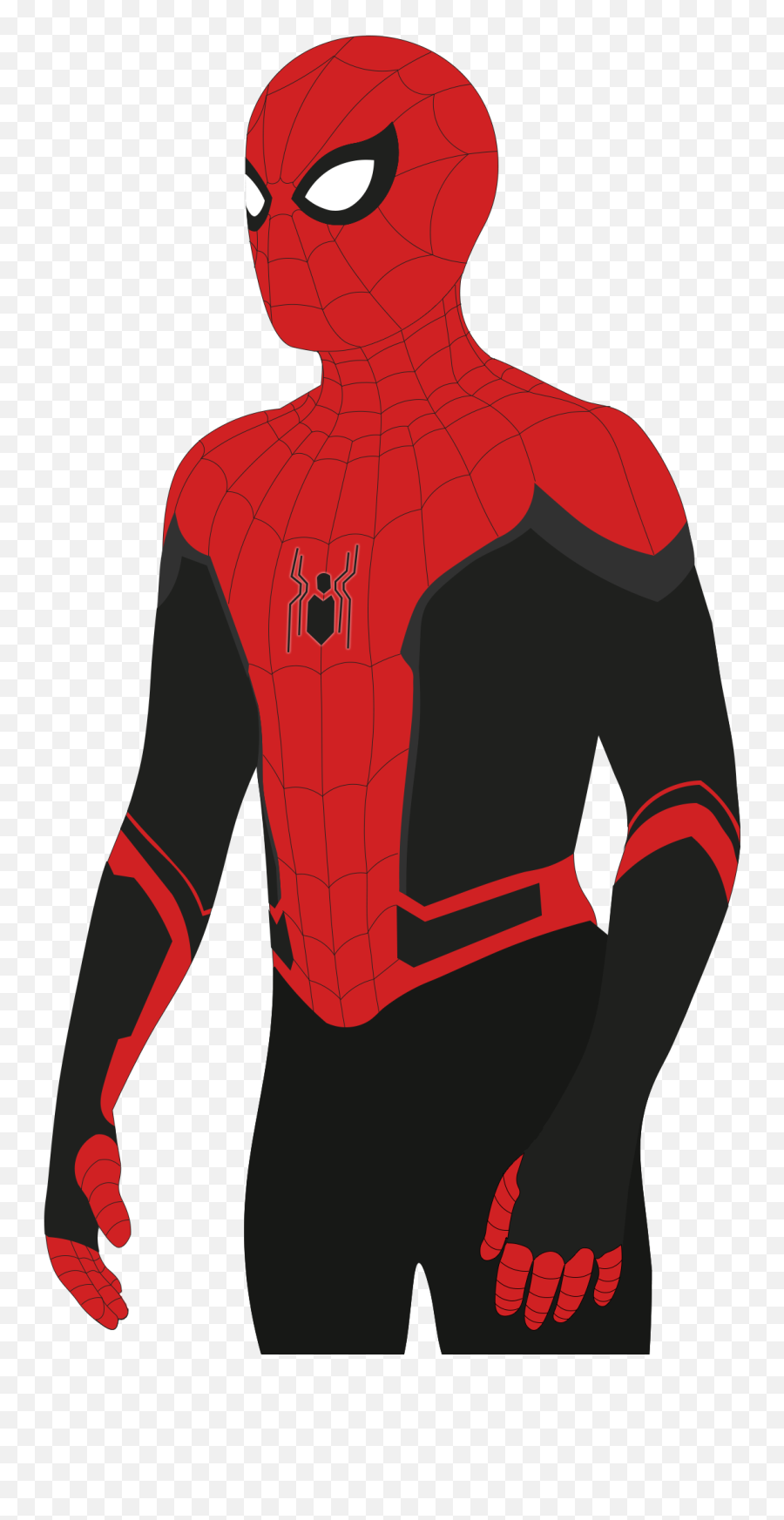 Spiderman - Suit Spider Man Drawing Emoji,Spiderman Eye Emotion