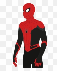Spiderman - Suit Spider Man Drawing Emoji,Spiderman Eye Emotion