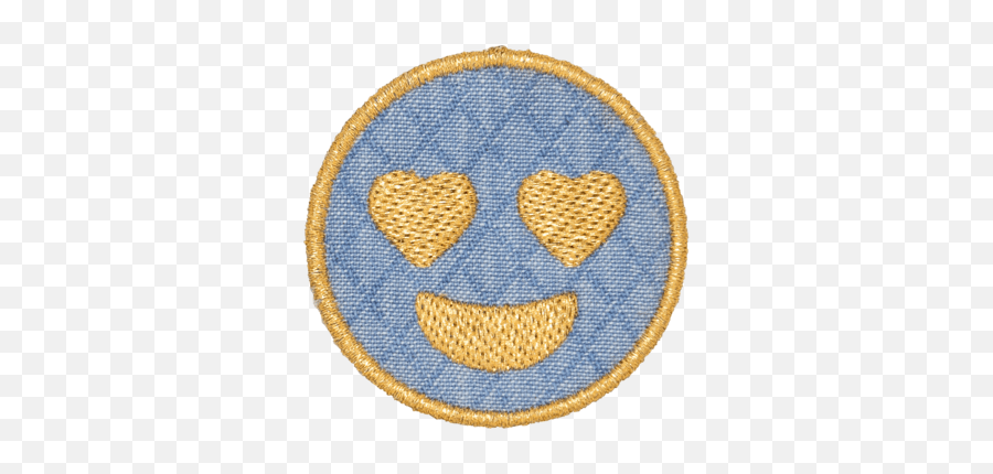 Patches - Happy Emoji,Embroidered Patch Emojis
