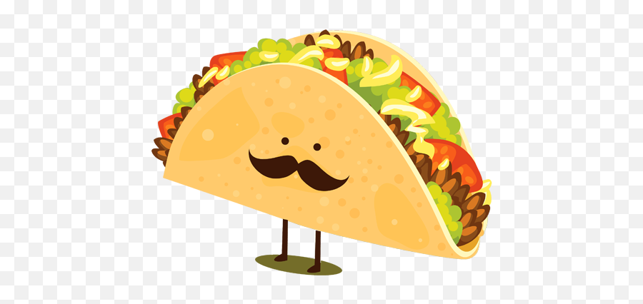 Tacos Clipart Taco Person Tacos Taco - Cartoon Taco Png Emoji,Tacos Emoji