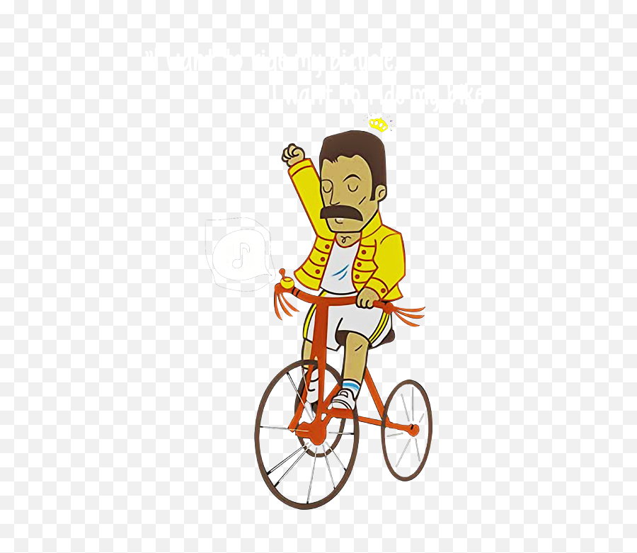 Freddie Mercury I Want To Ride My Bicycle I Want To Ride My - Road Bicycle Emoji,Freddie Mercury Emoticon Facebook