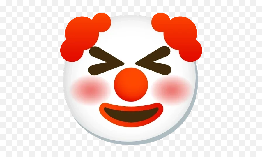 Telegram Sticker 37 From Collection Clown Emoji - Clown Emoji,Iphone Dragon Emoticon