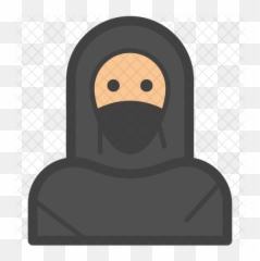 Muslim Girl Colored Outline Emoji Icon - Language,Muslim Emoticon\ Vector