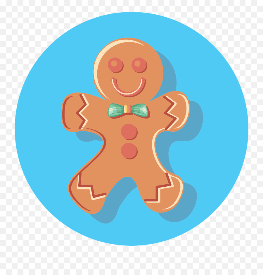 Anthropomorphiccelebrationchristmaseatedible - Free Gingerbread Man Icon Emoji,Emotions Christmas