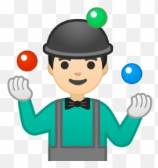 Light Skin Tone Emoji - La Jongleuse Dessin,Dark Male Emotion