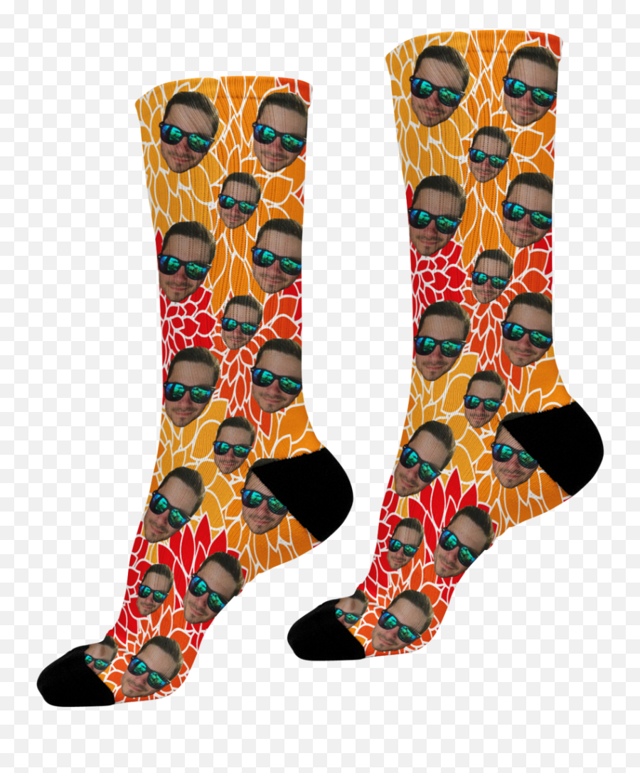 Abstract Face Socks - For Teen Emoji,100 Emoji Socks