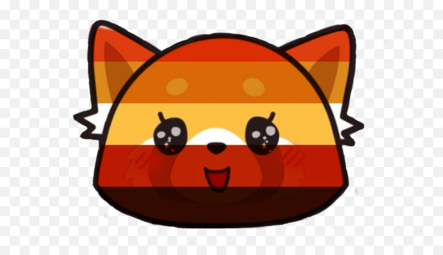Redpanda Redpandagender Sticker By Alder Kehe - Happy Emoji,Red Panda Emoji Twitter