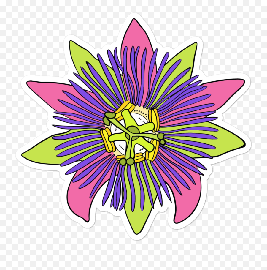 Passionfruit Bubble - Free Sticker Floral Emoji,Happy Monday Animated Emoticons Flower
