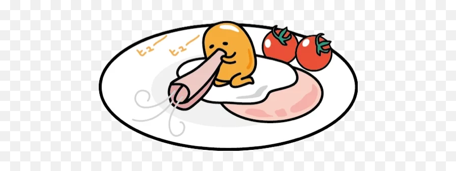 Telegram Sticker 26 From Collection Gudetama For Svikipiki Emoji,How To Get Gudetama Emojis