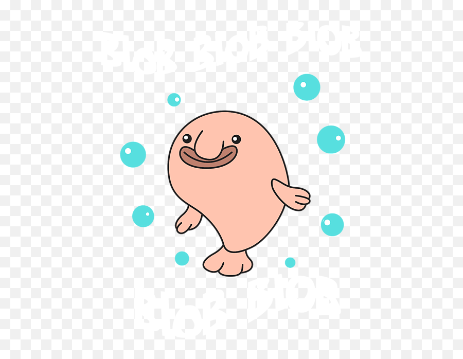 Funny Blobfish Perfect For Fish Lovers Blob Blob Throw Emoji,Kawaii Emoticon Humor