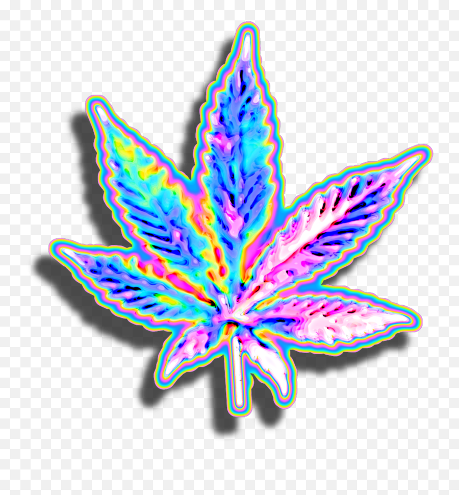 Drugs - Magic Weed Leaf Transparent Emoji,Pot Leaf Emoji