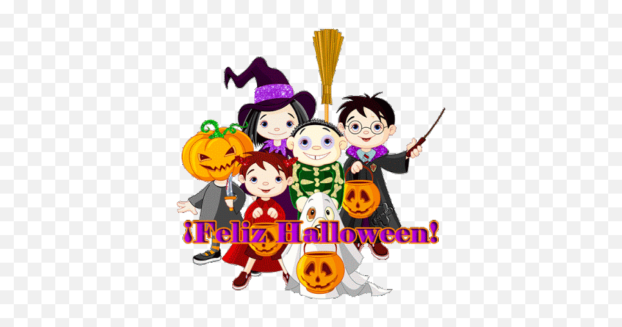 El Rincon De Mis Imagenes Feliz Halloween - Niños Feliz Emoji,Emoticon Animate Che Contengono Virus Oer Whatsapp