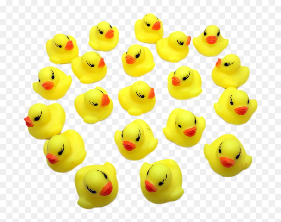 20pcslot Cute Lovely Yellow Duck Baby Bath Toys Squeaky Rubber Ducks Bath Toys Children Water Swimming Fun Playing Toy Emoji,Emoticon Taking A Bath