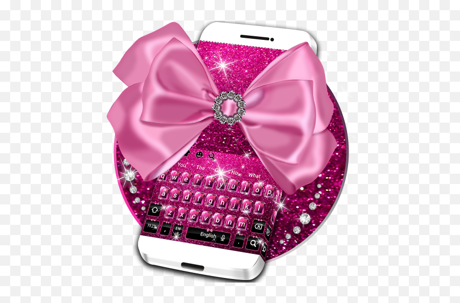 Rose Gold Pink Bow Theme - Google Play Mobile Phone Emoji,Pink Ribbon Emoji