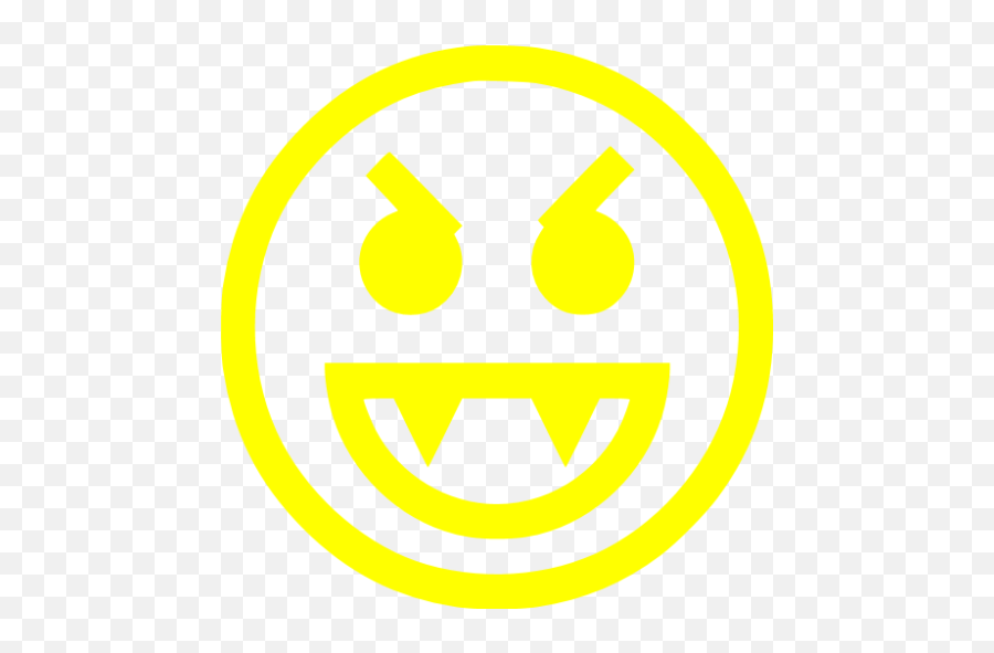 Yellow Emoticon 46 Icon - Free Yellow Emoticon Icons Emoji,Yellow Emoticon Circle